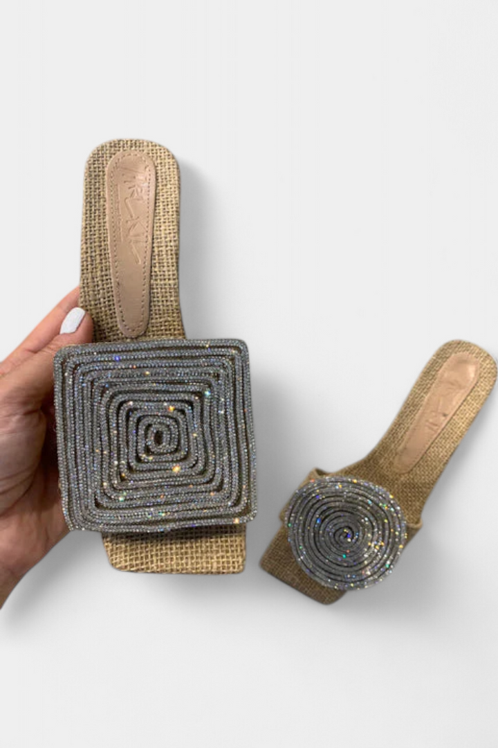 Sandales Rondes et Carrées Rita avec Talon