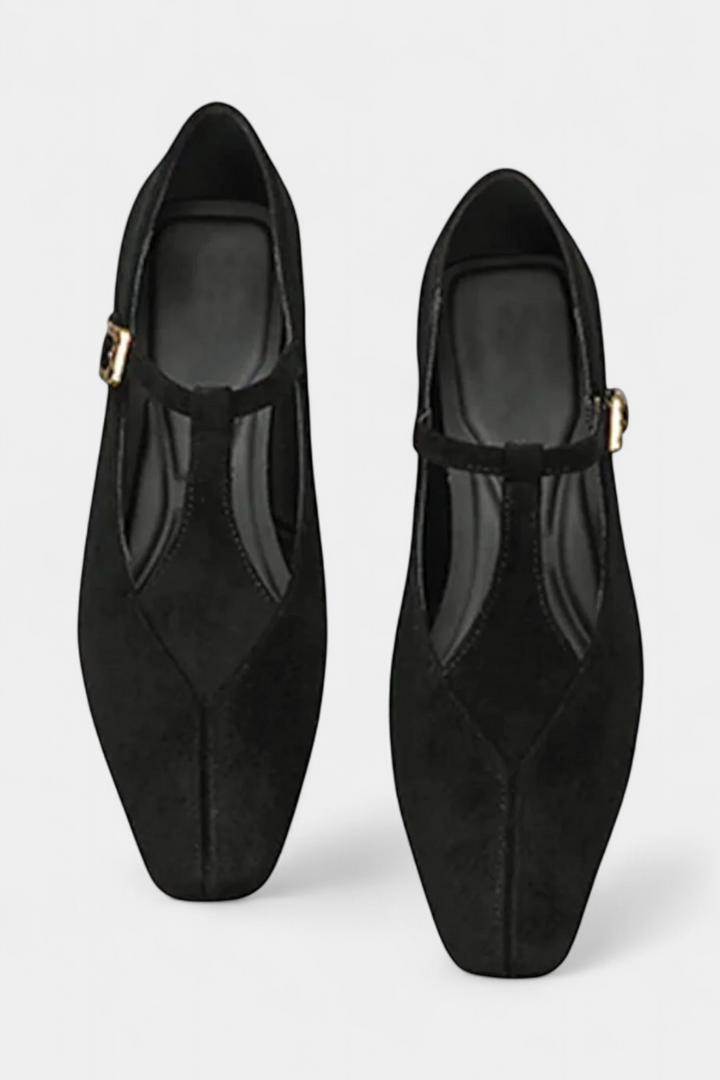 Elly Talons Bas avec Sangle et Boucle