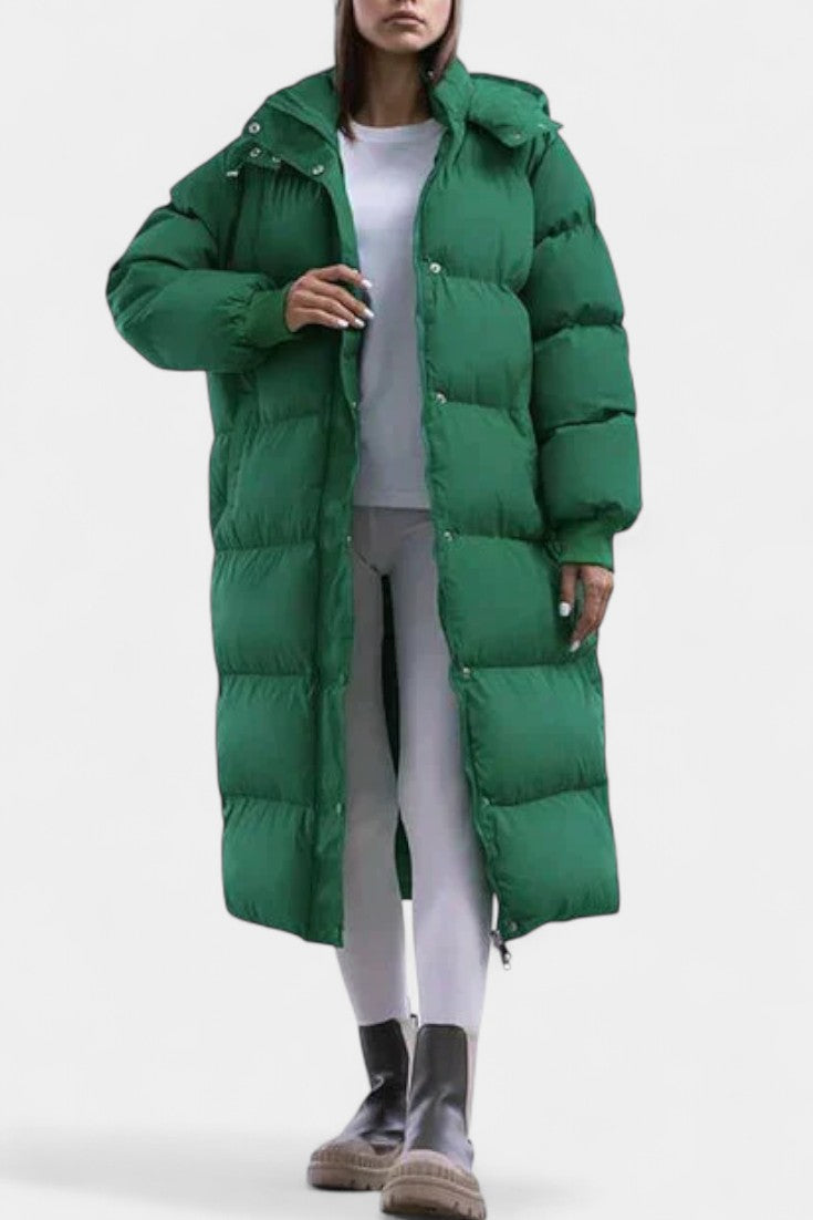 Manteau Puffer d'Hiver Razel avec Capuche