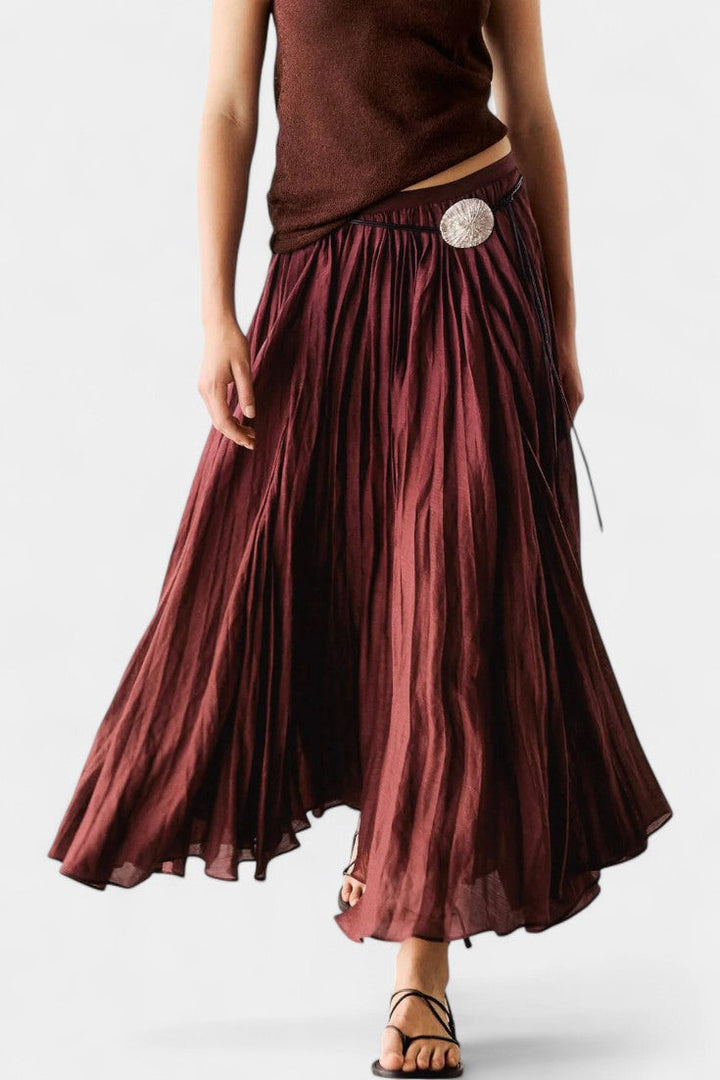 Gia Ensemble Oversized de Pull et Jupe Midi