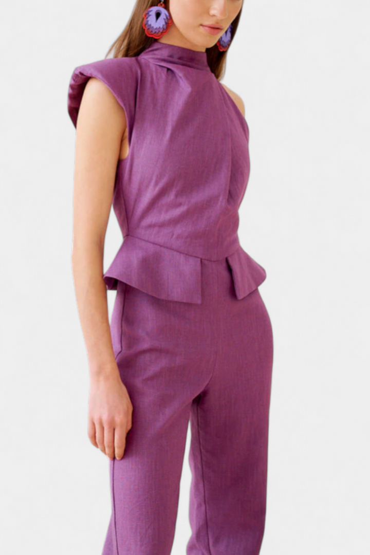 Mono Long Asymétrique en Lin et Coton Nerida