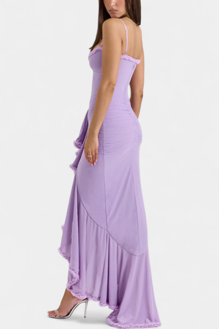 Robe Élodie avec Corset et Volants