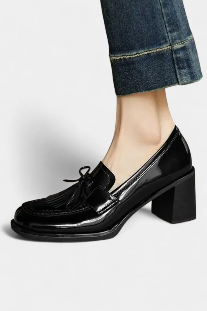 Dorothy Mary Janes avec Talon et Détail de Franges