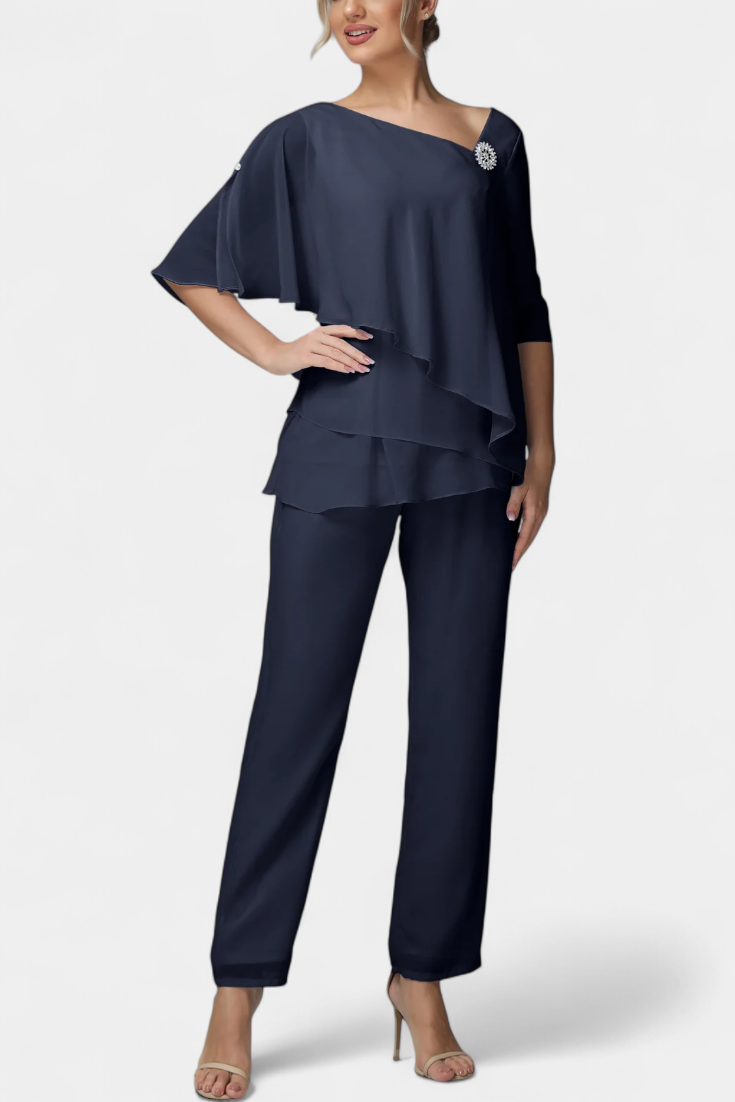 Ensemble Dinah en Deux Pièces avec Silhouette Féminine Sans Effort