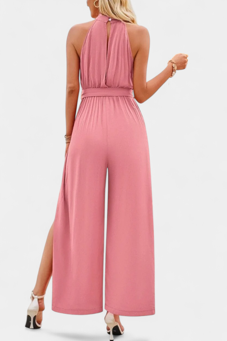 Nyree Mono Asymétrique avec Découpe et Manches à Nœud