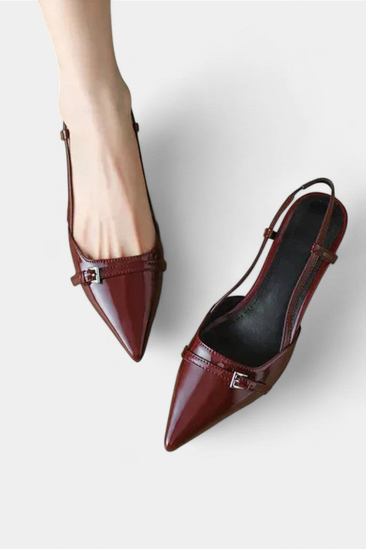 Tiana Mary Janes Slingback à Bout Aigu