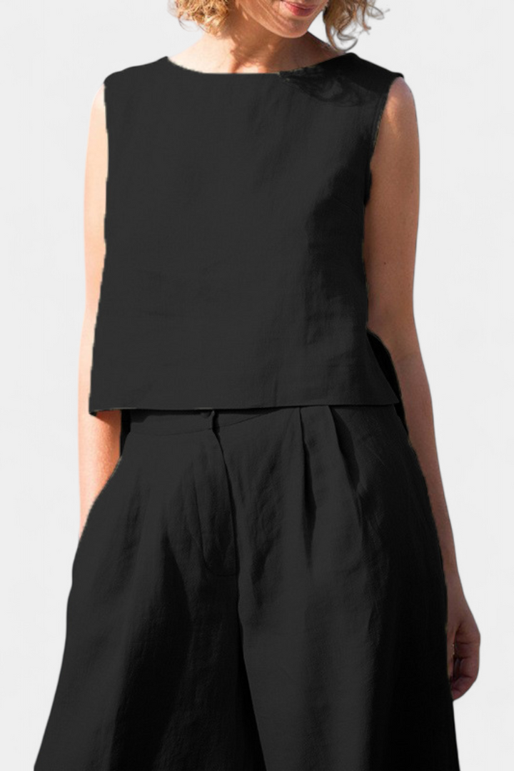 Ensemble Vintage Sans Manches Yvanne d'Été