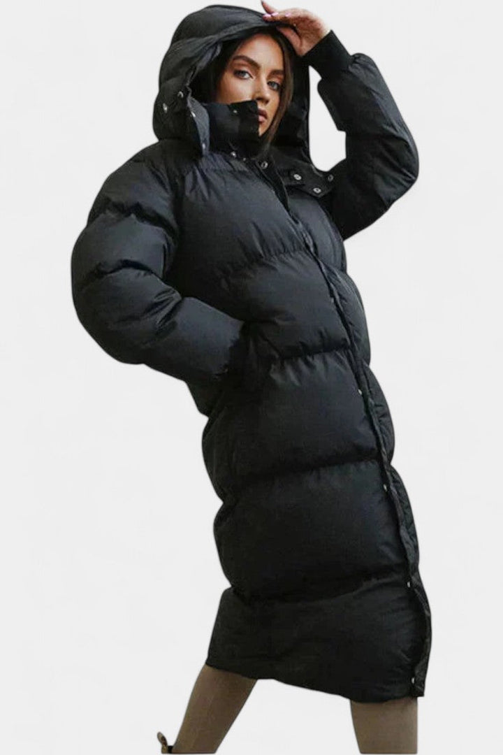 Manteau Puffer d'Hiver Razel avec Capuche
