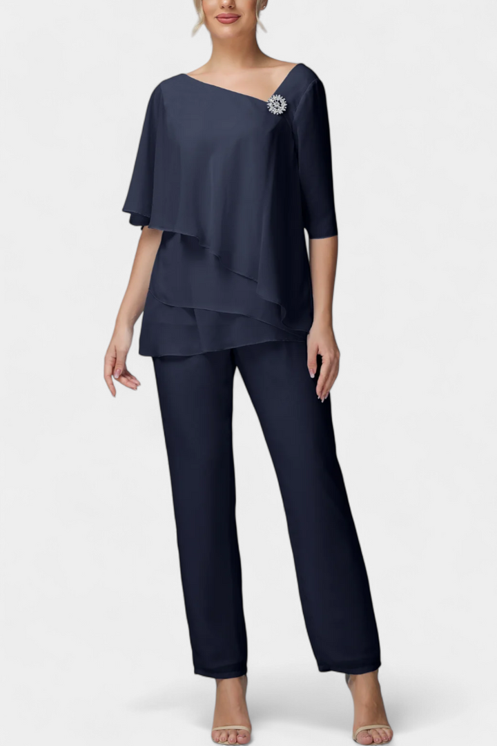Ensemble Dinah en Deux Pièces avec Silhouette Féminine Sans Effort