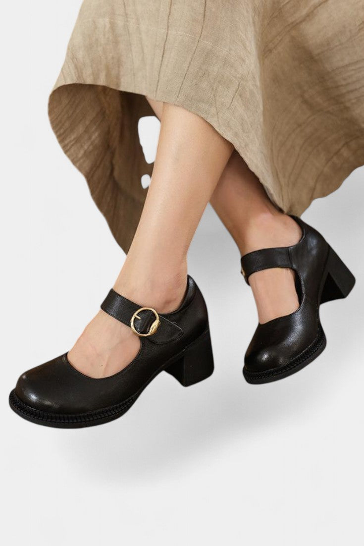 Agnes Zapatos Mary Janes en Cuir