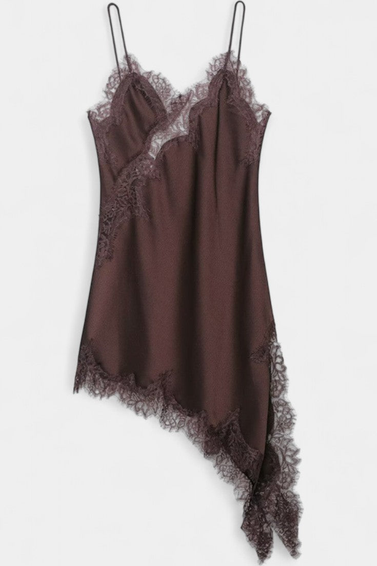 Kerry Mini Robe à Bretelles en Dentelle