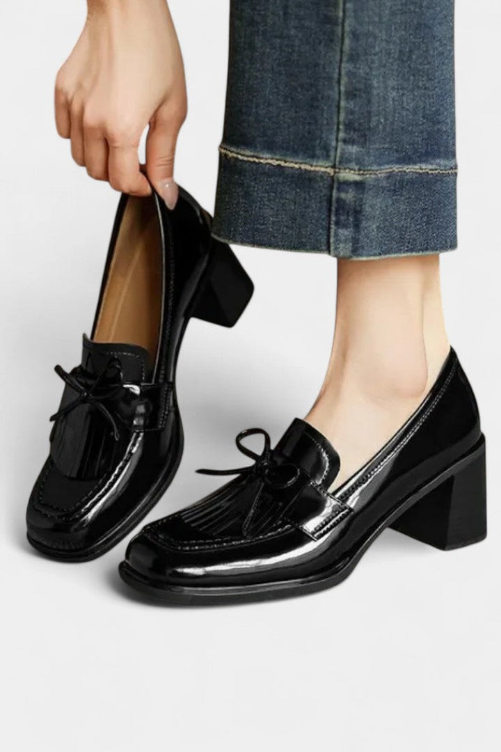 Dorothy Mary Janes avec Talon et Détail de Franges