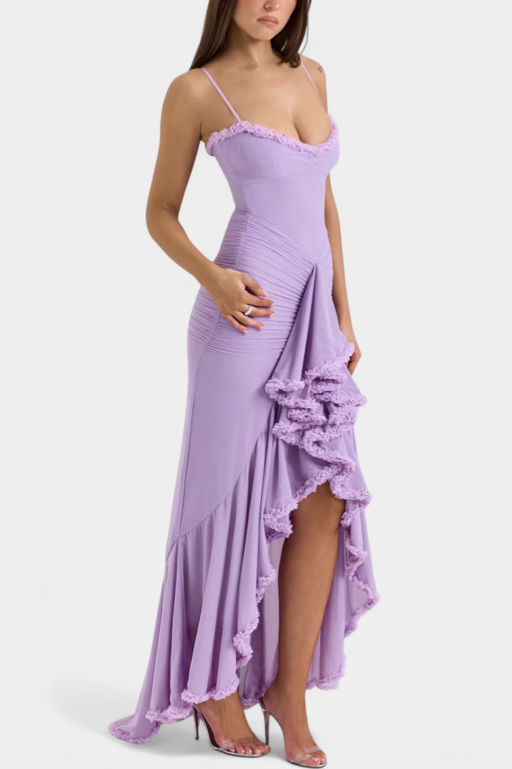 Robe Élodie avec Corset et Volants