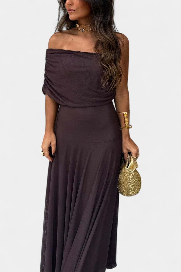 Robe Maxi Tie-Dye Jessamy à Une Épaule
