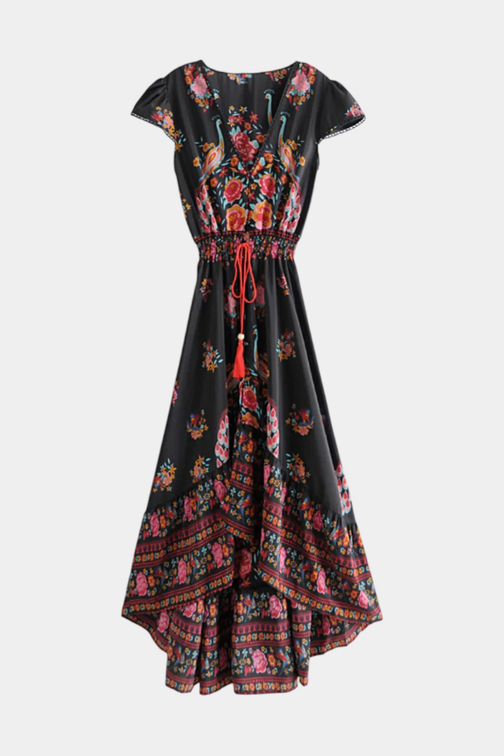 Robe Chiara Floral Boho Chic avec Ceinture Ajustable