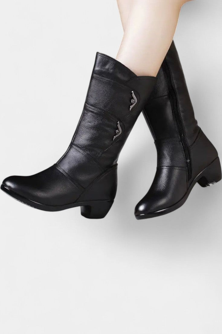 Botines Hadley avec Fermeture Éclair et Semelle Rembourrée