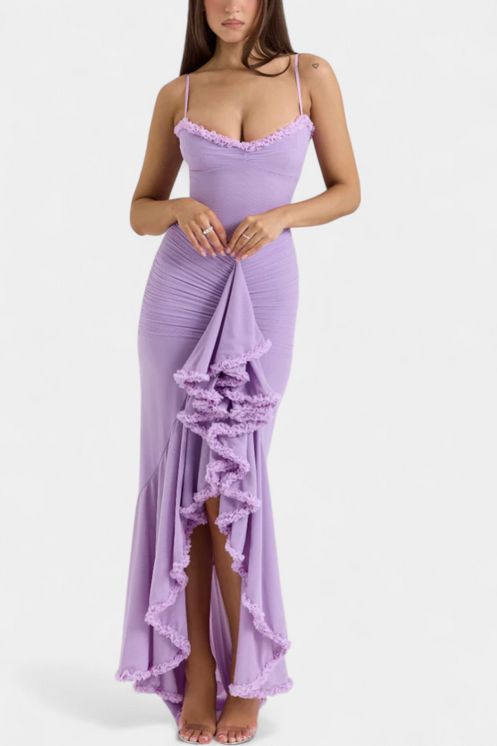 Robe Élodie avec Corset et Volants
