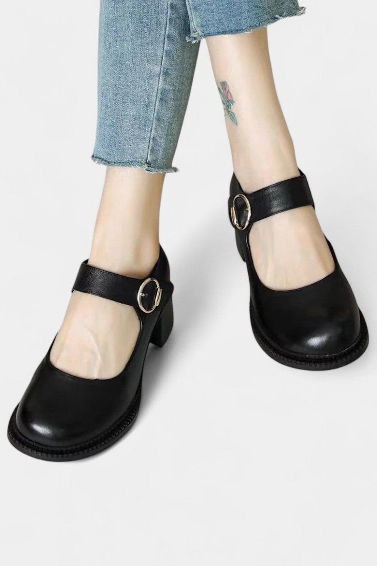 Agnes Zapatos Mary Janes en Cuir