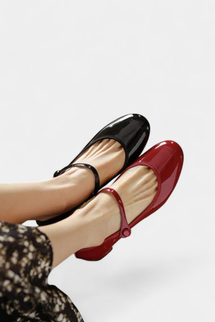 Livy Mary Janes en Cuir Intemporels