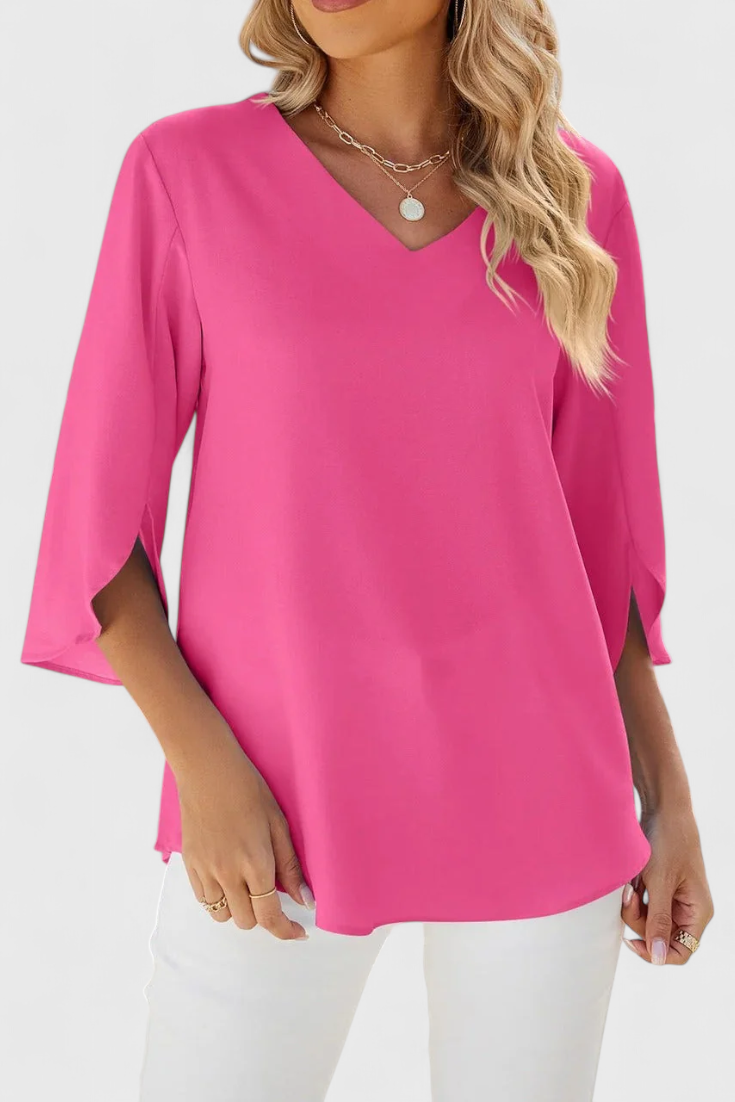 Tabitha Blouse Décontractée avec Coupe Ample et Style Sophistiqué