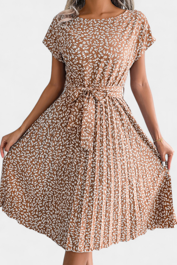 Robe Midi Florale Galilea d'Inspiration Champêtre