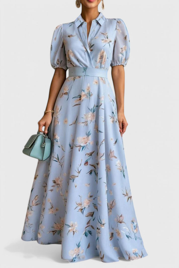 Robe Floral Isaline avec Col Breezy