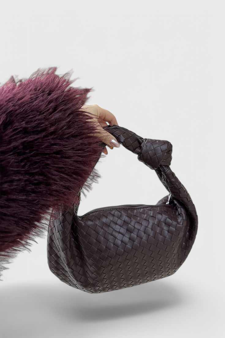 Sage Sac à Bandoulière Moyen Tissé