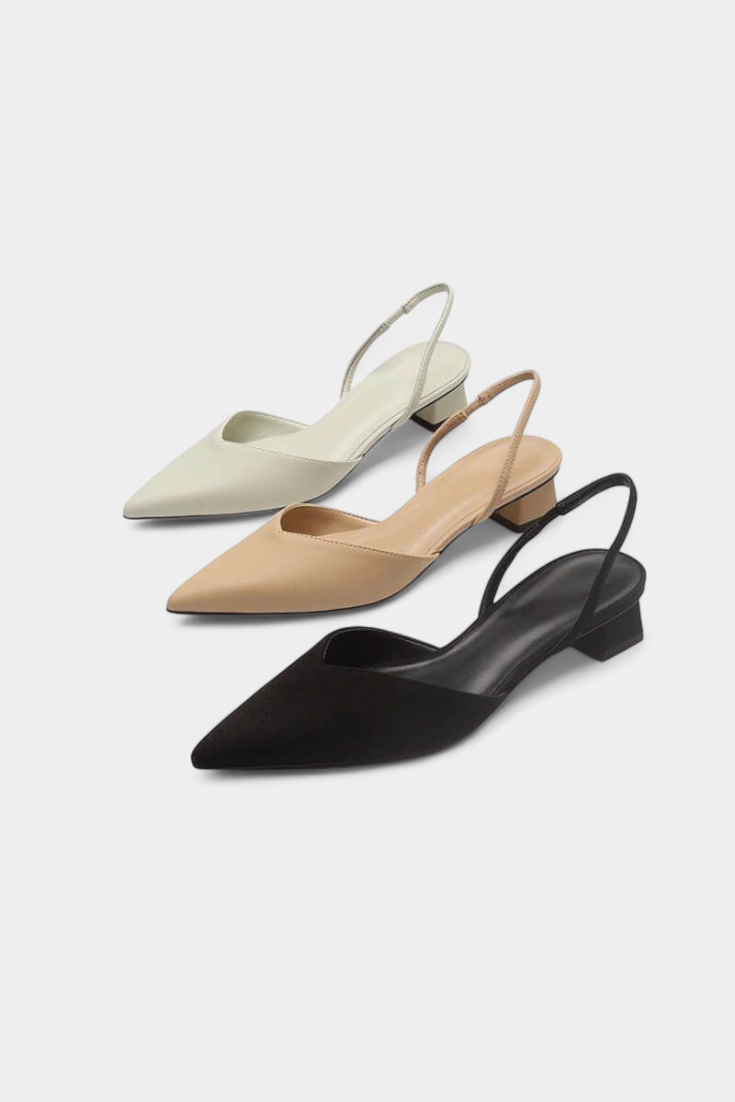 Babette Talons Slingback Pointus