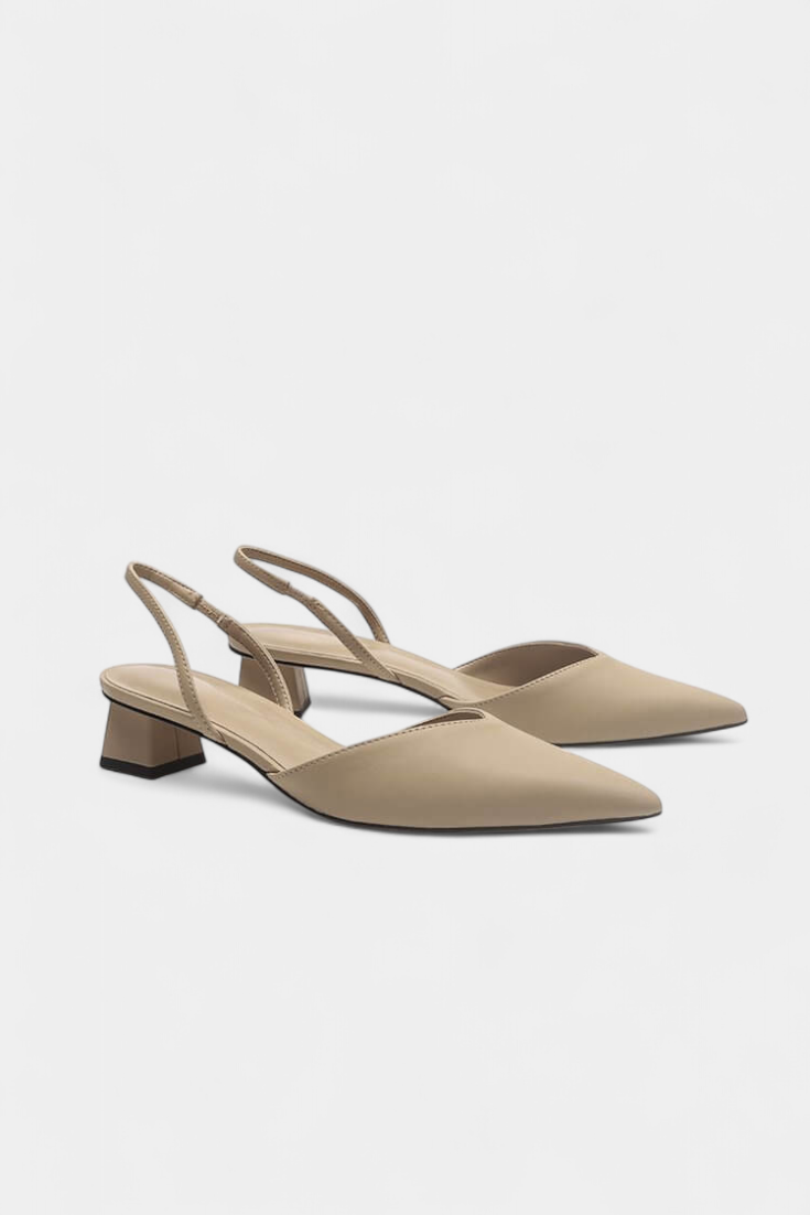 Babette Talons Slingback Pointus