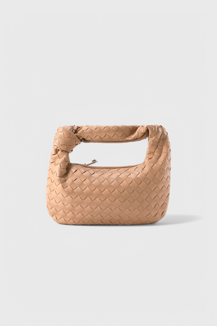 Sage Bolso Satchel Mini Tissé