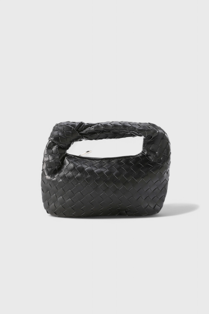 Sage Bolso Satchel Mini Tissé
