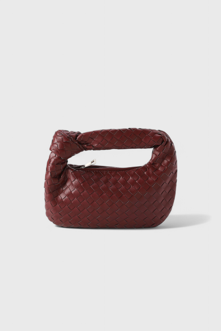 Sage Bolso Satchel Mini Tissé