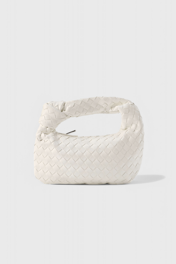 Sage Bolso Satchel Mini Tissé