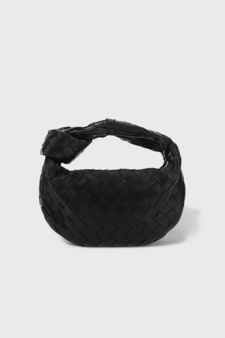 Sage Bolso Satchel Mini Tissé