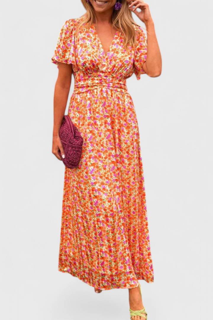 Aldara Robe Classique avec Décolleté en V