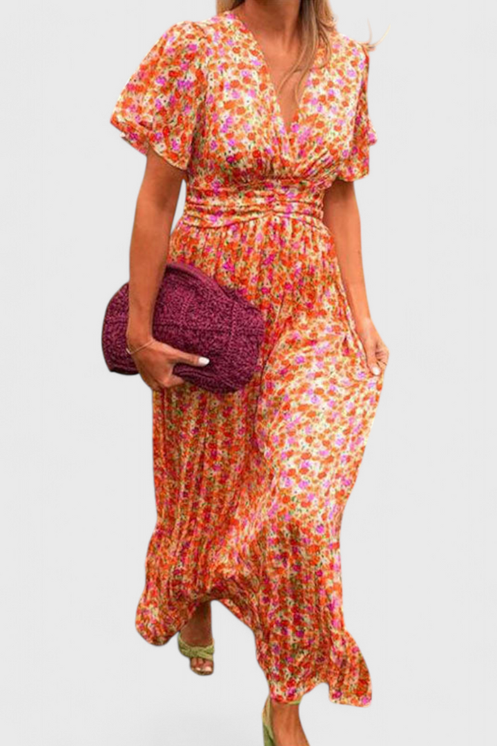 Aldara Robe Classique avec Décolleté en V