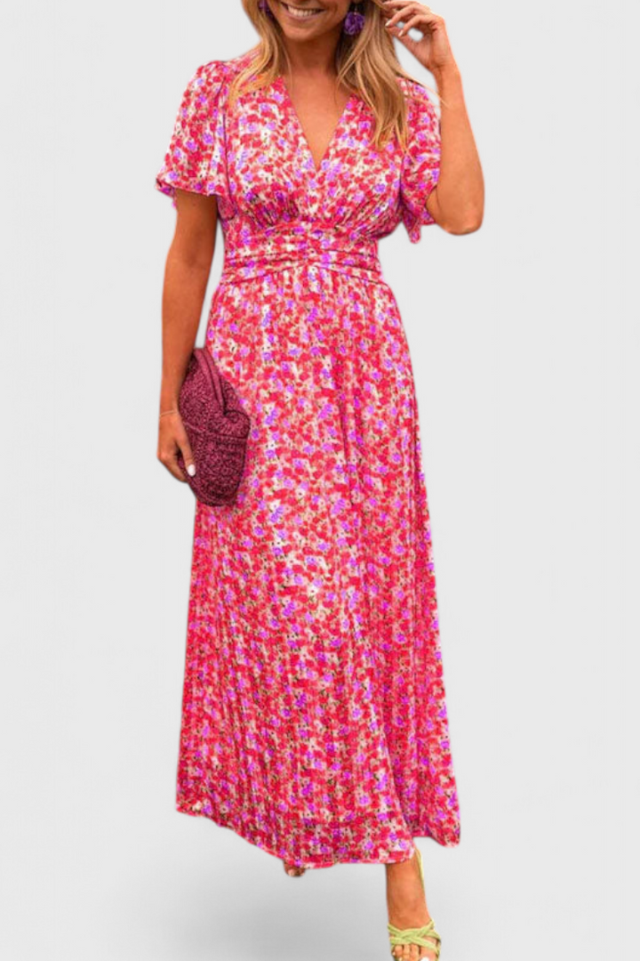 Aldara Robe Classique avec Décolleté en V